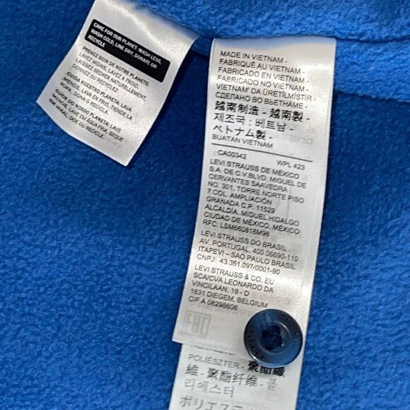 Levi’s Straus Men’s Unisex‎ Gold Tab Jackson Plaid Shacket Size XL Blue Green - Picture 8 of 10